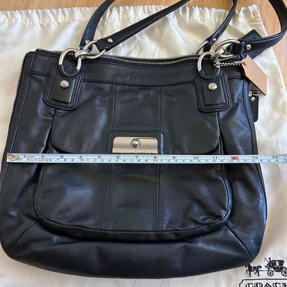 Black Coach Kristen Shoulder Bag - Picture 3 of 8